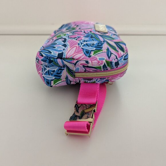 NWOT! Lilly Pulitzer GWP Belt Bag In Gecko Green Tiger Sunrise - Picture 4 of 16